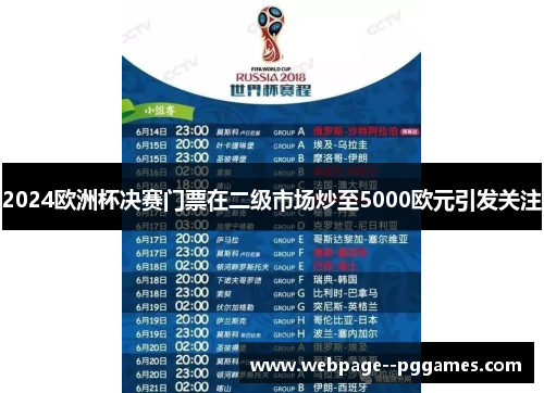 2024欧洲杯决赛门票在二级市场炒至5000欧元引发关注 2024欧洲杯决赛门票在二级市场炒至5000欧元引发关注
